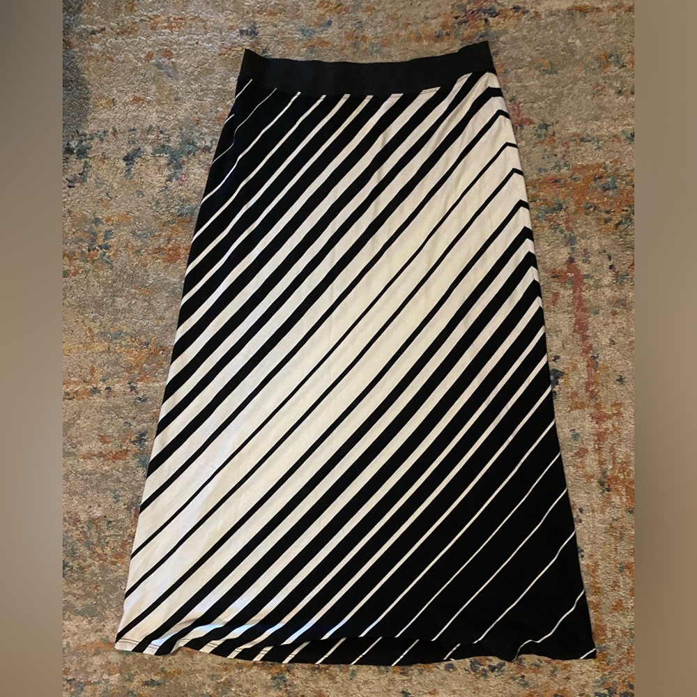 Proportion Petite Conrad C, Black & White, Maxi Skirt